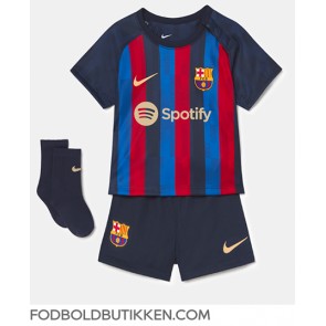 Barcelona Ferran Torres #11 Hjemmebanetrøje Børn 2022-23 Kortærmet (+ Korte bukser)